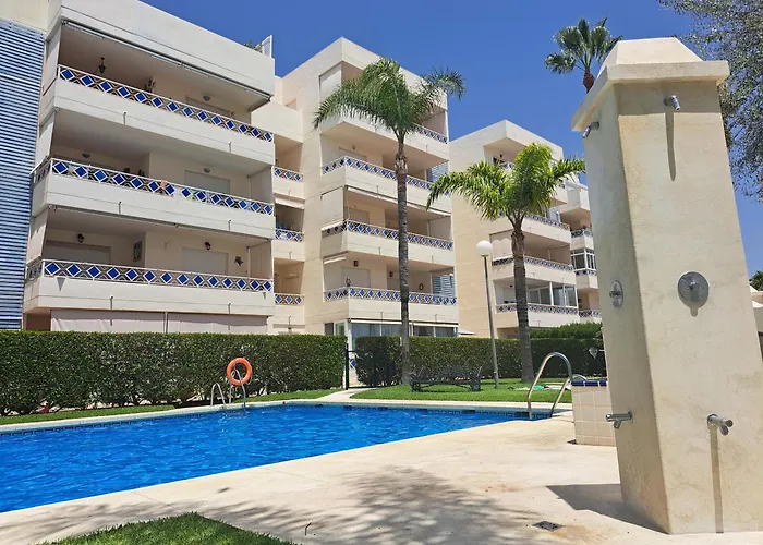 Con Jardin Y Piscina Pet Friendly 아파트 *